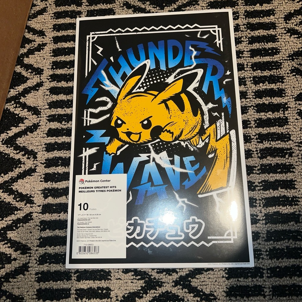 10 Pokemon Posters - Charizard, Pikachu, Gengar, Gyarados, Umbreon & more - NEW